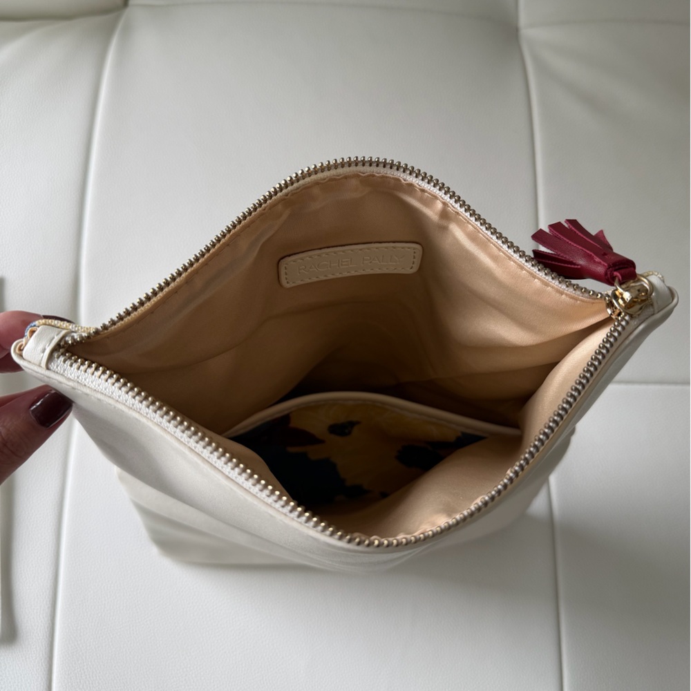 Rachel Pally Cream and Floral Reversible Clutch - Picture 5 of 8